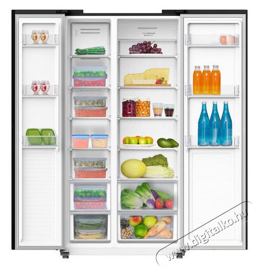 Amica FY5339.6GDFB Konyhai term&eacute;kek - Hűtő, fagyaszt&oacute; (szabadon&aacute;ll&oacute;) - Amerikai t&iacute;pus&uacute; Side By Side hűtő - 509520