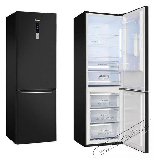 Amica FK3666.2DFZHC Konyhai term&eacute;kek - Hűtő, fagyaszt&oacute; (szabadon&aacute;ll&oacute;) - Alulfagyaszt&oacute;s kombin&aacute;lt hűtő - 509538