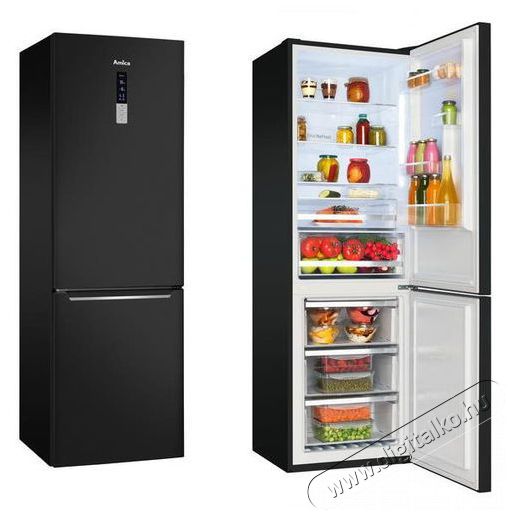 Amica FK3666.2DFZHC Konyhai term&eacute;kek - Hűtő, fagyaszt&oacute; (szabadon&aacute;ll&oacute;) - Alulfagyaszt&oacute;s kombin&aacute;lt hűtő - 509538