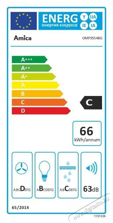Amica OMP9554BG Konyhai term&eacute;kek - P&aacute;raelsz&iacute;v&oacute; - Be&eacute;p&iacute;thető / kih&uacute;zhat&oacute; - 509700