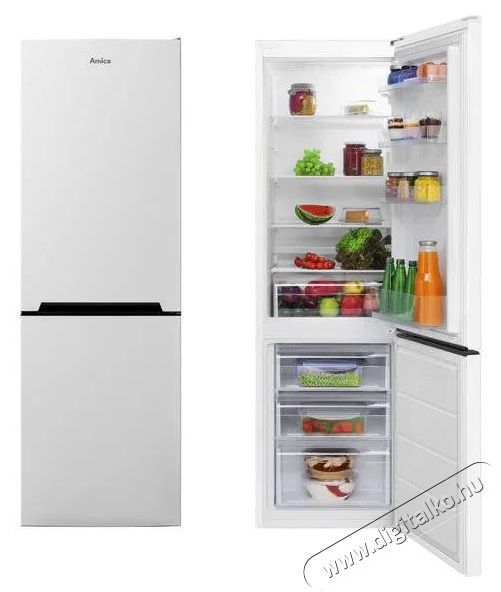 Amica FK2515.4UT Konyhai term&eacute;kek - Hűtő, fagyaszt&oacute; (be&eacute;p&iacute;thető) - Alulfagyaszt&oacute;s kombin&aacute;lt hűtő - 509304