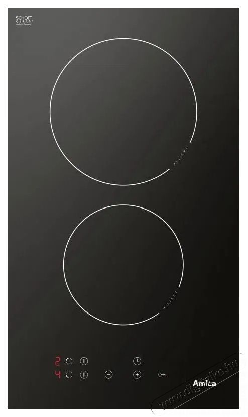 Amica DDS 3201 B Konyhai term&eacute;kek - S&uuml;tő-főzőlap, tűzhely (be&eacute;p&iacute;thető) - Elektromos főzőlap (be&eacute;p&iacute;thető) - 515126