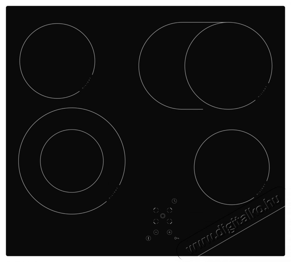 Amica KMC 742 610 C Konyhai term&eacute;kek - S&uuml;tő-főzőlap, tűzhely (be&eacute;p&iacute;thető) - Indukci&oacute;s főzőlap (be&eacute;p&iacute;thető) - 515135