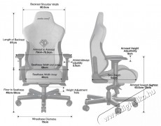 Anda Seat T - Pro 2 XL fekete/sz&uuml;rke Iroda &eacute;s sz&aacute;m&iacute;t&aacute;stechnika - Egy&eacute;b sz&aacute;m&iacute;t&aacute;stechnikai term&eacute;k - 518150