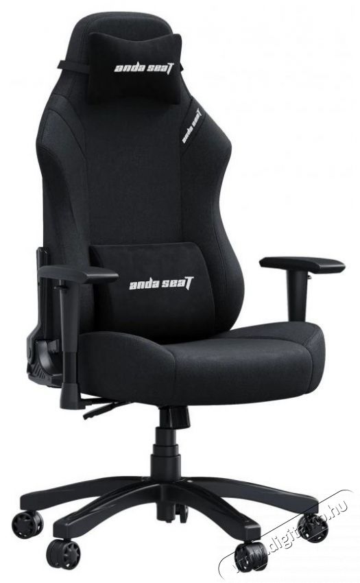 Anda Seat Luna Premium Gaming Chair - L size - Black Fabric Iroda &eacute;s sz&aacute;m&iacute;t&aacute;stechnika - Egy&eacute;b sz&aacute;m&iacute;t&aacute;stechnikai term&eacute;k - 518164