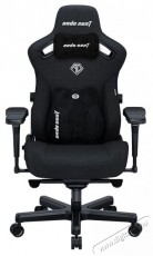 Anda Seat Kaiser 3 Pro Premium Gaming Chair - XL size - Black Fabric - Iroda &eacute;s sz&aacute;m&iacute;t&aacute;stechnika - Egy&eacute;b sz&aacute;m&iacute;t&aacute;stechnikai term&eacute;k - 523604