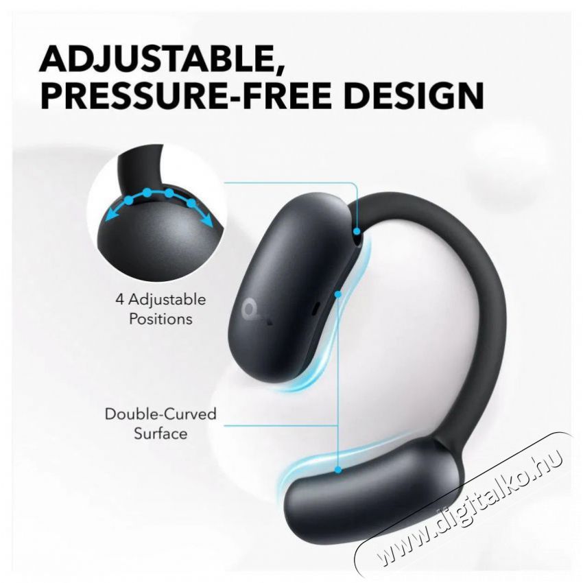 Anker Soundcore AeroFit 2 Black Audio-Video / Hifi / Multim&eacute;dia - F&uuml;l &eacute;s Fejhallgat&oacute;k - F&uuml;lhallgat&oacute; - 518502