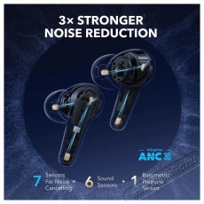 Anker Soundcore Liberty 4 Pro Black Audio-Video / Hifi / Multim&eacute;dia - F&uuml;l &eacute;s Fejhallgat&oacute;k - F&uuml;lhallgat&oacute; mikrofonnal / headset - 518494