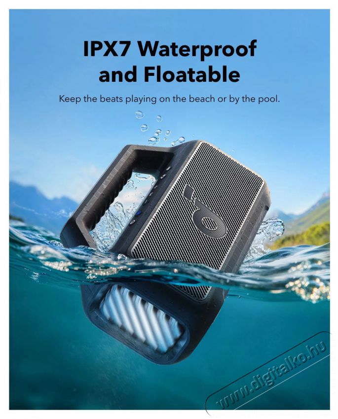 Anker Soundcore Boom 2 Black Audio-Video / Hifi / Multim&eacute;dia - Hordozhat&oacute;, vezet&eacute;k n&eacute;lk&uuml;li / bluetooth hangsug&aacute;rz&oacute; - Hordozhat&oacute;, vezet&eacute;k n&eacute;lk&uuml;li / bluetooth hangsug&aacute;rz&oacute; - 523613