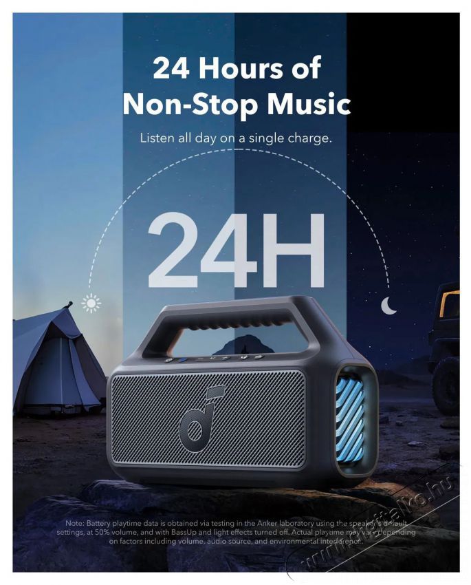 Anker Soundcore Boom 2 Black Audio-Video / Hifi / Multim&eacute;dia - Hordozhat&oacute;, vezet&eacute;k n&eacute;lk&uuml;li / bluetooth hangsug&aacute;rz&oacute; - Hordozhat&oacute;, vezet&eacute;k n&eacute;lk&uuml;li / bluetooth hangsug&aacute;rz&oacute; - 523613