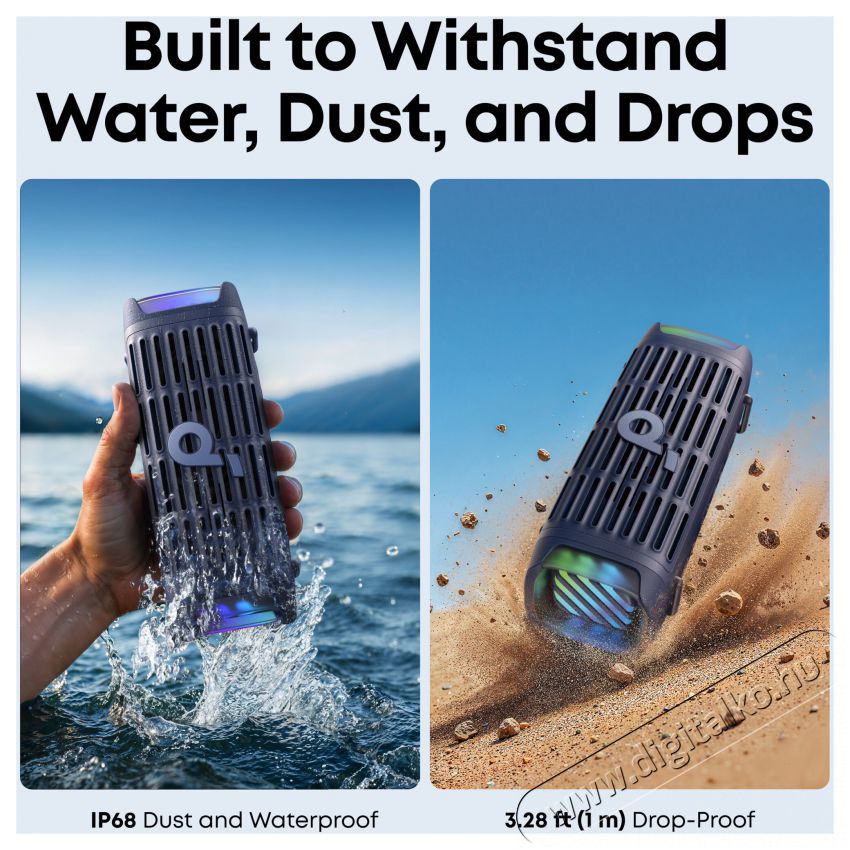 Anker soundcore Boom 3i, k&eacute;k Audio-Video / Hifi / Multim&eacute;dia - Hordozhat&oacute;, vezet&eacute;k n&eacute;lk&uuml;li / bluetooth hangsug&aacute;rz&oacute; - Hordozhat&oacute;, vezet&eacute;k n&eacute;lk&uuml;li / bluetooth hangsug&aacute;rz&oacute; - 523620