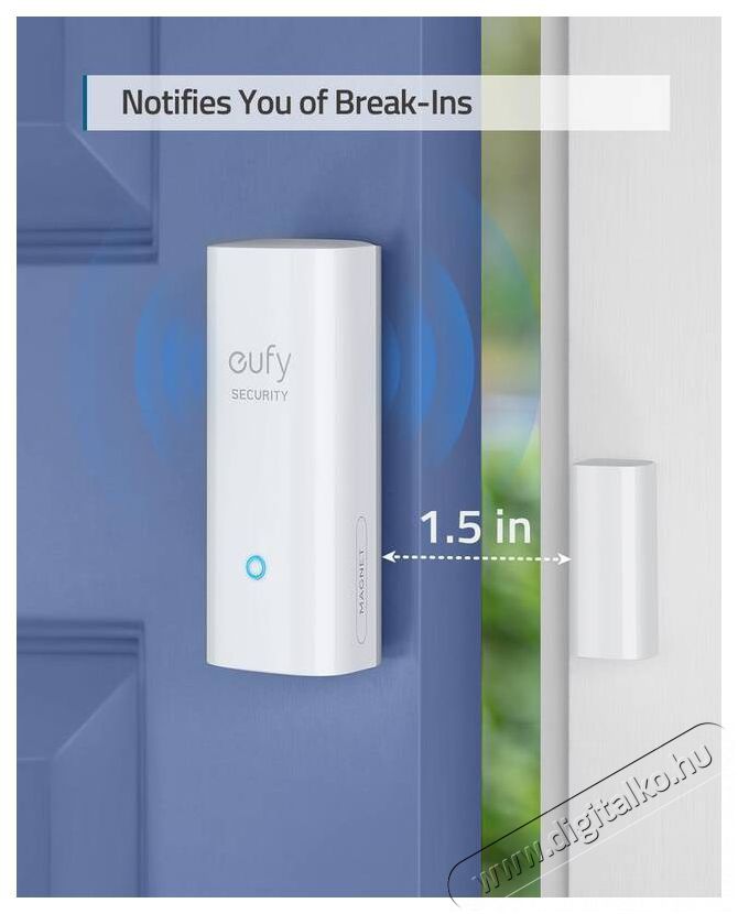 Anker Eufy Entry Sensor H&aacute;ztart&aacute;s / Otthon / K&uuml;lt&eacute;r - Biztons&aacute;gtechnika - Nyit&aacute;s&eacute;rz&eacute;kelő - 519305