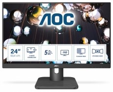 Aoc IPS monitor 23.8 24E1Q, 1920x1080, 16:9, 250cd/m2, 5ms, VGA/HDMI/Displayport, hangsz&oacute;r&oacute; Iroda &eacute;s sz&aacute;m&iacute;t&aacute;stechnika - Monitor - Monitor - 485771