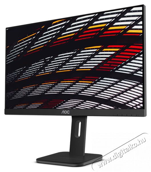 Aoc IPS monitor 23.8 24P1, 1920x1080, 16:9, 250cd/m2, 5ms, VGA/DVI/HDMI/DisplayPort/4xUSB, Pivot, hangsz&oacute;r&oacute; Iroda &eacute;s sz&aacute;m&iacute;t&aacute;stechnika - Monitor - Monitor - 488204