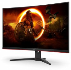 Aoc &Iacute;velt Gaming 240Hz VA monitor 31.5 C32G2ZE/BK, 1920x1080, 16:9, 300cd/m2, 1ms, 2xHDMI/DisplayPort Iroda &eacute;s sz&aacute;m&iacute;t&aacute;stechnika - Monitor - Monitor - 489113