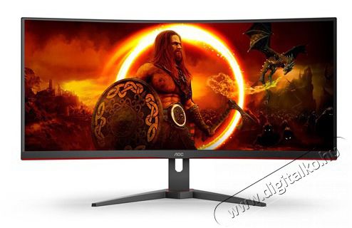 Aoc 34 CU34G2XE/BK UWQHD VA 144Hz DP/HDMI/USB &iacute;velt gamer monitor Iroda &eacute;s sz&aacute;m&iacute;t&aacute;stechnika - Monitor - 21:9 Ultrawide monitor - 507409