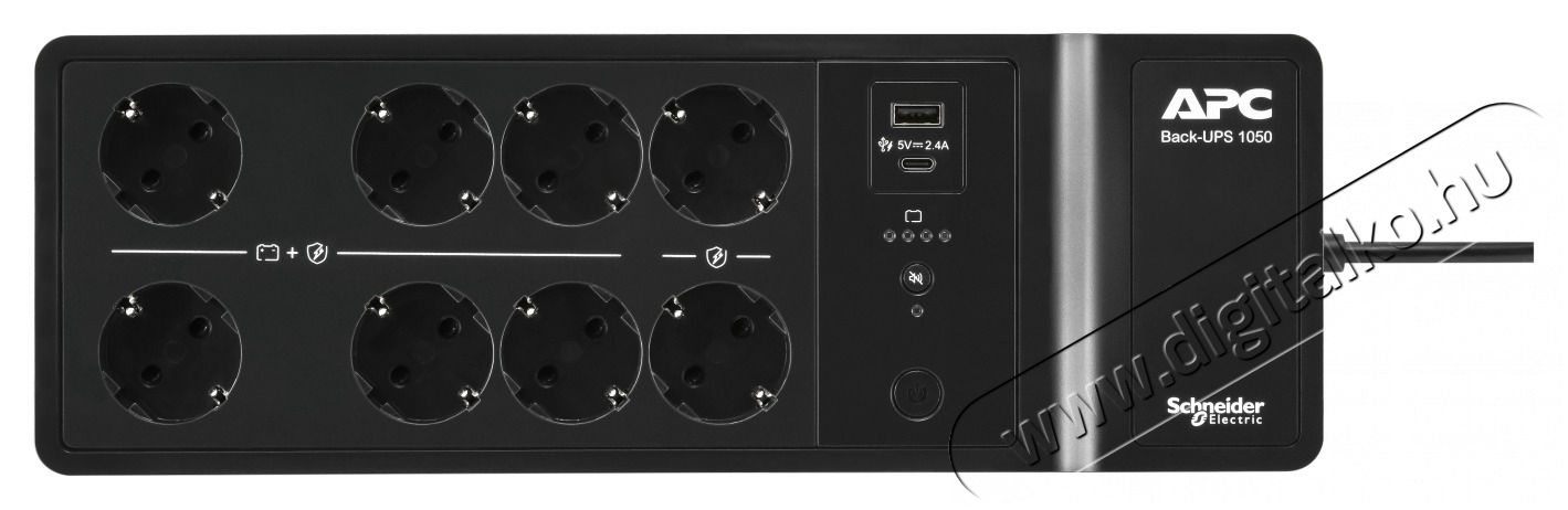 APC BE1050G2-GR Back-UPS 1050 VA 230 V 1x USB-C 1x USB-A sz&uuml;netmentes akkumul&aacute;tor Iroda &eacute;s sz&aacute;m&iacute;t&aacute;stechnika - Sz&aacute;m&iacute;t&oacute;g&eacute;p tartoz&eacute;k - T&aacute;pegys&eacute;g - 507854