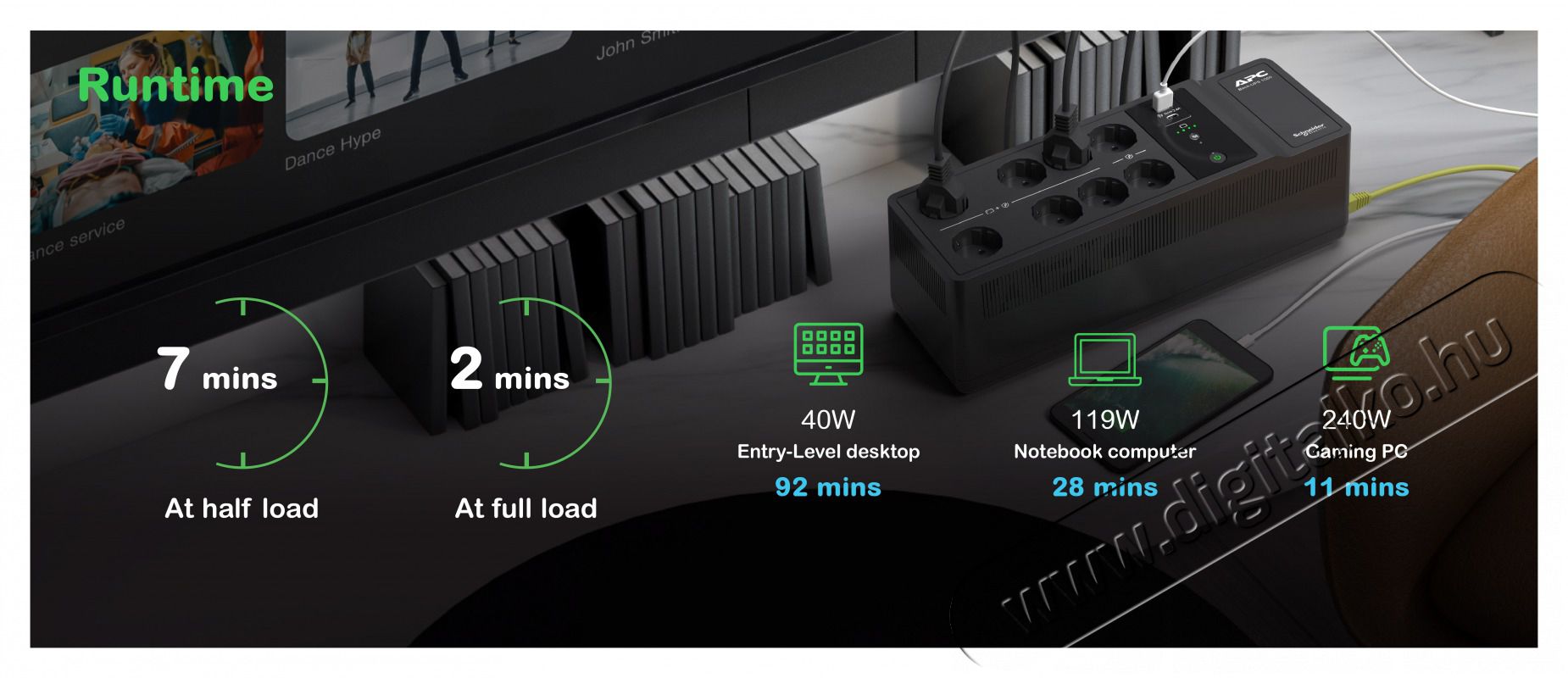 APC BE1050G2-GR Back-UPS 1050 VA 230 V 1x USB-C 1x USB-A sz&uuml;netmentes akkumul&aacute;tor Iroda &eacute;s sz&aacute;m&iacute;t&aacute;stechnika - Sz&aacute;m&iacute;t&oacute;g&eacute;p tartoz&eacute;k - T&aacute;pegys&eacute;g - 507854