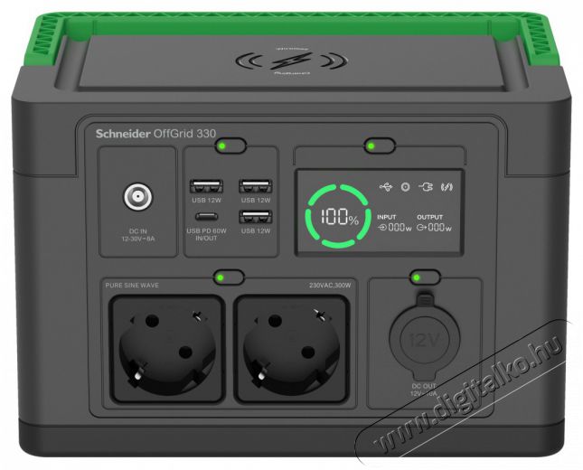 APC PPS330-GR OffGrid 330 332Wh L&iacute;tium-ion 230V hordozhat&oacute; akkumul&aacute;tor &aacute;llom&aacute;s Aut&oacute;hifi / Aut&oacute; felszerel&eacute;s - Aut&oacute;s / aut&oacute;hifi kieg&eacute;sz&iacute;tő - Aut&oacute; akkumul&aacute;tor t&ouml;ltő - 514242