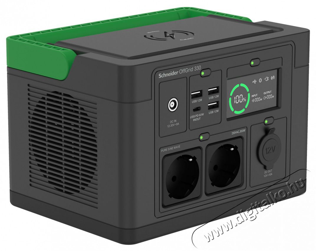 APC PPS330-GR OffGrid 330 332Wh L&iacute;tium-ion 230V hordozhat&oacute; akkumul&aacute;tor &aacute;llom&aacute;s Aut&oacute;hifi / Aut&oacute; felszerel&eacute;s - Aut&oacute;s / aut&oacute;hifi kieg&eacute;sz&iacute;tő - Aut&oacute; akkumul&aacute;tor t&ouml;ltő - 514242