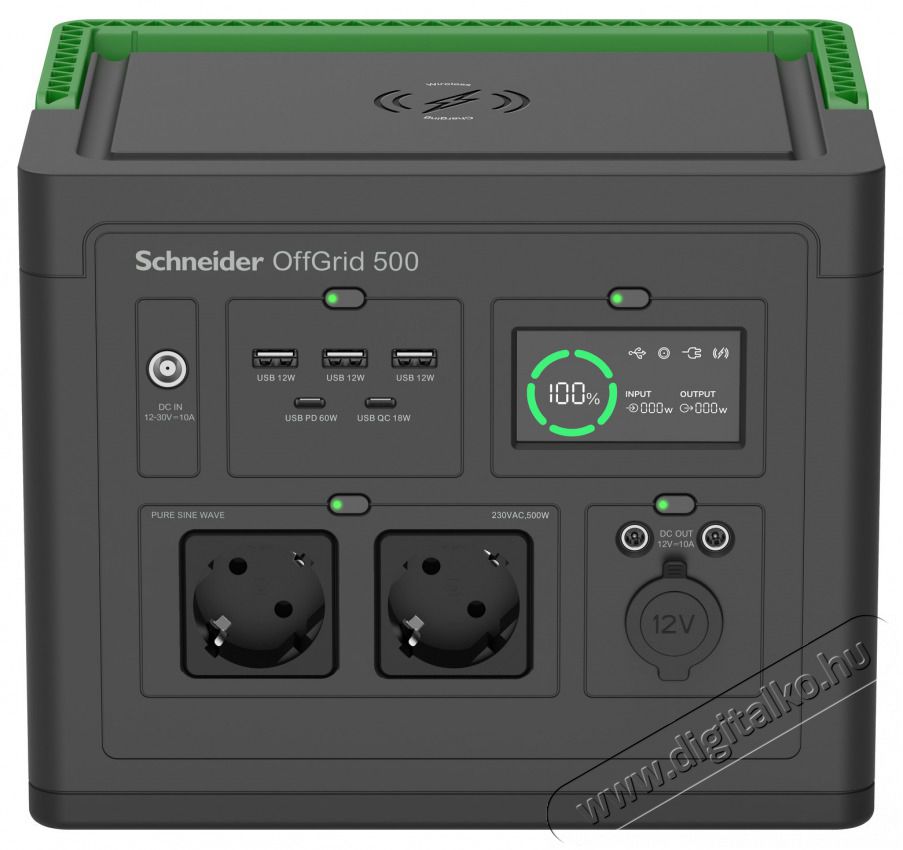 APC PPS500-GR OffGrid 500 517Wh L&iacute;tium-ion 230V hordozhat&oacute; akkumul&aacute;tor &aacute;llom&aacute;s Aut&oacute;hifi / Aut&oacute; felszerel&eacute;s - Aut&oacute;s / aut&oacute;hifi kieg&eacute;sz&iacute;tő - Aut&oacute; akkumul&aacute;tor t&ouml;ltő - 514241