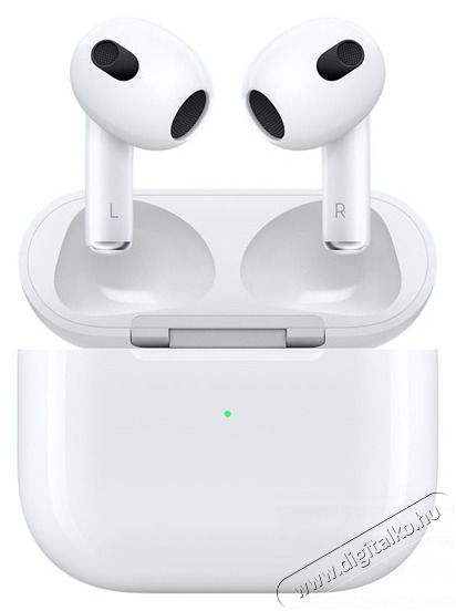 Apple AirPods 3 True Wireless Bluetooth f&uuml;lhallgat&oacute; &eacute;s Lightning t&ouml;ltőtok Audio-Video / Hifi / Multim&eacute;dia - F&uuml;l &eacute;s Fejhallgat&oacute;k - F&uuml;lhallgat&oacute; mikrofonnal / headset - 453800