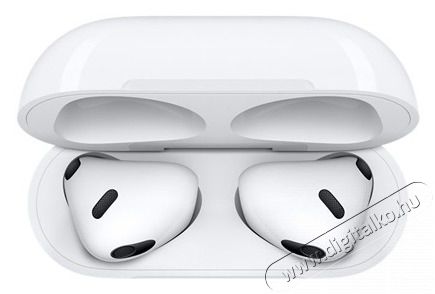 Apple AirPods 3 True Wireless Bluetooth f&uuml;lhallgat&oacute; &eacute;s Lightning t&ouml;ltőtok Audio-Video / Hifi / Multim&eacute;dia - F&uuml;l &eacute;s Fejhallgat&oacute;k - F&uuml;lhallgat&oacute; mikrofonnal / headset - 453800