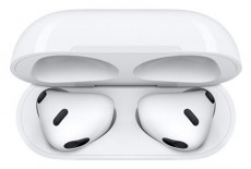 Apple AirPods 3 True Wireless Bluetooth f&uuml;lhallgat&oacute; &eacute;s Lightning t&ouml;ltőtok Audio-Video / Hifi / Multim&eacute;dia - F&uuml;l &eacute;s Fejhallgat&oacute;k - F&uuml;lhallgat&oacute; mikrofonnal / headset - 453800