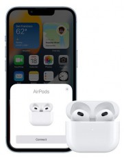 Apple AirPods 3 True Wireless Bluetooth f&uuml;lhallgat&oacute; &eacute;s Lightning t&ouml;ltőtok Audio-Video / Hifi / Multim&eacute;dia - F&uuml;l &eacute;s Fejhallgat&oacute;k - F&uuml;lhallgat&oacute; mikrofonnal / headset - 453800