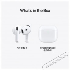Apple AirPods 4 (MXP63ZM/A) Audio-Video / Hifi / Multim&eacute;dia - F&uuml;l &eacute;s Fejhallgat&oacute;k - F&uuml;lhallgat&oacute; - 509856