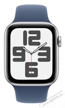 Apple Watch SE2 v3 Cellular (44mm) ez&uuml;st alum&iacute;nium tok, denim sportsz&iacute;j (M/L) okos&oacute;ra Mobil / Kommunik&aacute;ci&oacute; / Smart - Okos eszk&ouml;z - Okos&oacute;ra - 514584