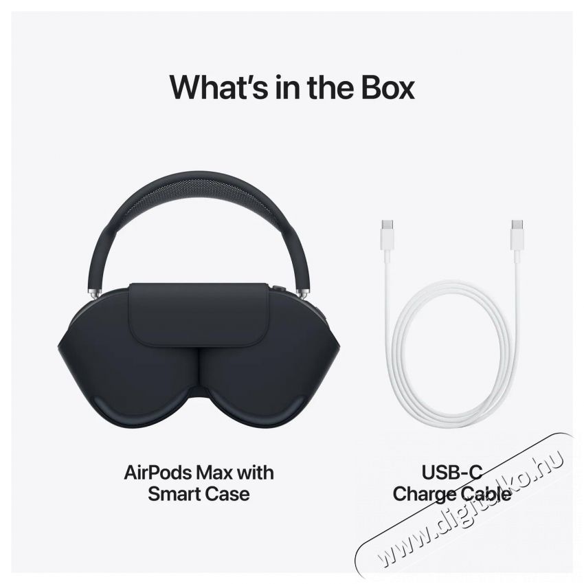 Apple AirPods Max (2024) &eacute;jfekete Audio-Video / Hifi / Multim&eacute;dia - F&uuml;l &eacute;s Fejhallgat&oacute;k - Fejhallgat&oacute; - 518503