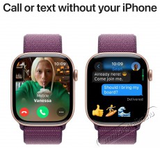 Apple Watch Series 10 46mm Cellular Rose Gold Aluminium Case with Plum Sport Loop Mobil / Kommunik&aacute;ci&oacute; / Smart - Okos eszk&ouml;z - Okos&oacute;ra - 523647