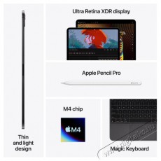 Apple iPad 11  Pro M4 Cellular 1TB nanotextur&aacute;lt &uuml;veg Ez&uuml;st 2024 tablet Mobil / Kommunik&aacute;ci&oacute; / Smart - Tablet - iOS tablet - 523713