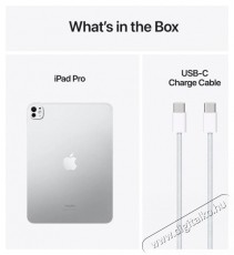 Apple iPad 11  Pro M4 Cellular 1TB nanotextur&aacute;lt &uuml;veg Ez&uuml;st 2024 tablet Mobil / Kommunik&aacute;ci&oacute; / Smart - Tablet - iOS tablet - 523713