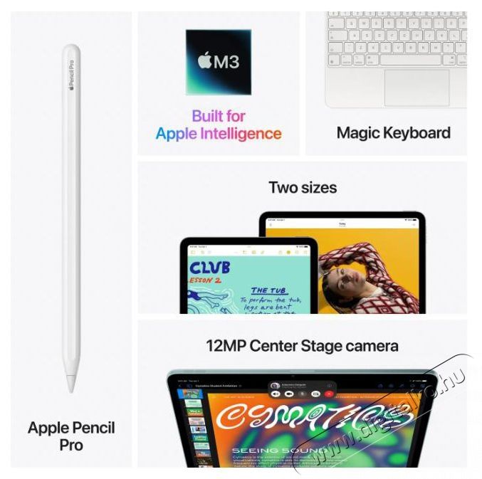 Apple iPad Air 11  2025 256GB WiFi M3 - K&eacute;k tablet Mobil / Kommunik&aacute;ci&oacute; / Smart - Tablet - iOS tablet - 523712