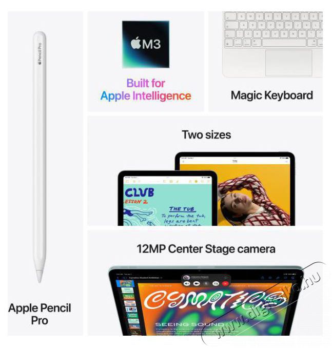 Apple iPad Air 13  2025 128GB WiFi M3 - Asztrosz&uuml;rke tablet Mobil / Kommunik&aacute;ci&oacute; / Smart - Tablet - iOS tablet - 523707