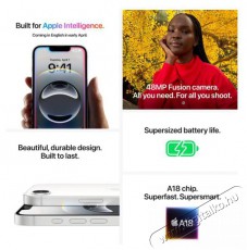 Apple iPhone 16e 128 GB fekete Mobil / Kommunik&aacute;ci&oacute; / Smart - Okostelefon - iOS - 526851