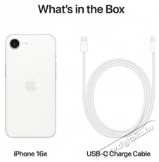 Apple iPhone 16e 512 GB feh&eacute;r Mobil / Kommunik&aacute;ci&oacute; / Smart - Okostelefon - iOS - 526852