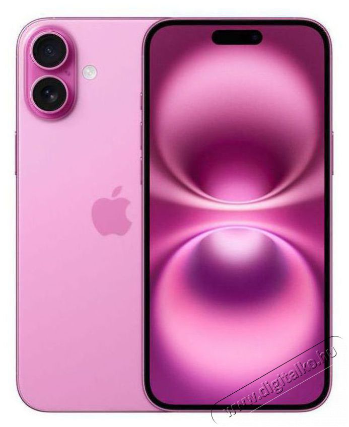 Apple iPhone 16 Plus 128GB r&oacute;zsasz&iacute;n Mobil / Kommunik&aacute;ci&oacute; / Smart - Okostelefon - iOS - 523698