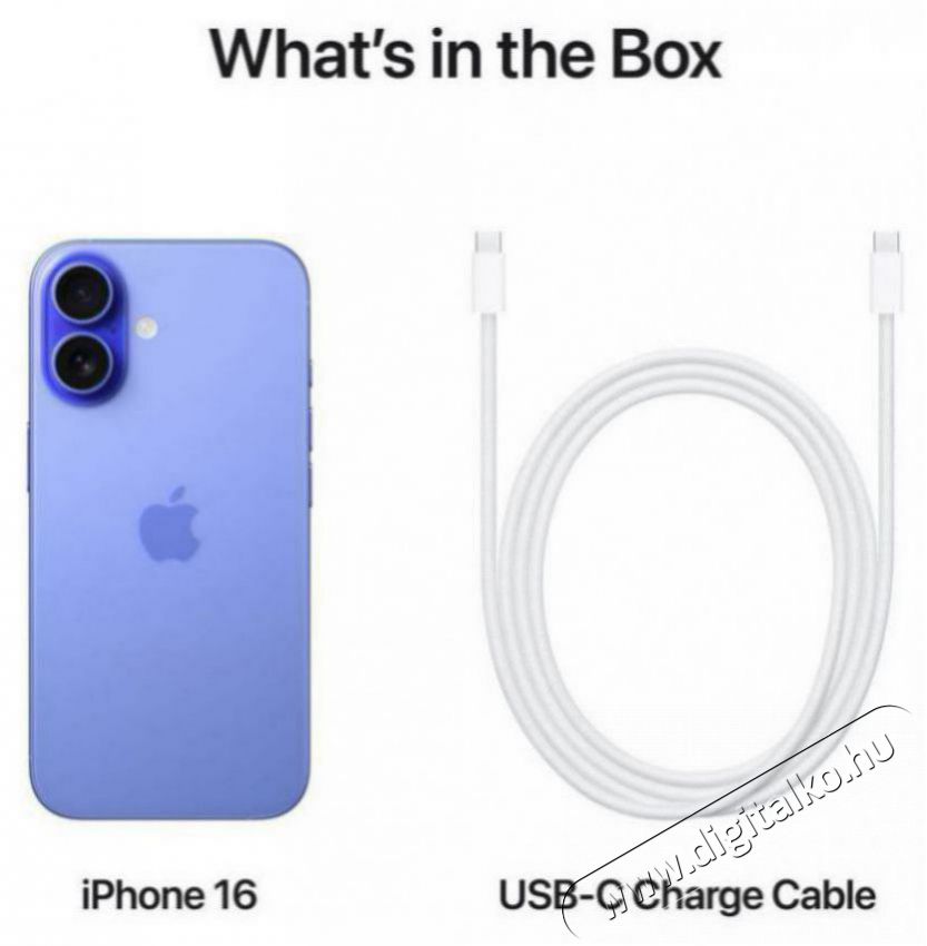 Apple iPhone 16 Plus 128GB ultramarin Mobil / Kommunik&aacute;ci&oacute; / Smart - Okostelefon - iOS - 523696