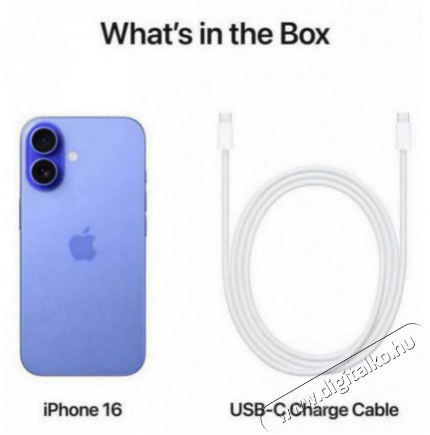 Apple iPhone 16 Plus 256GB ultramarin Mobil / Kommunik&aacute;ci&oacute; / Smart - Okostelefon - iOS - 523695