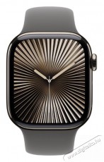 Apple Watch Series 10 42mm Cellular Natural Titanium Case with Stone Grey Sport Band - M/L Mobil / Kommunik&aacute;ci&oacute; / Smart - Okos eszk&ouml;z - Okos&oacute;ra - 523669