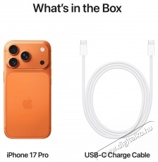 Apple iPhone 17 Pro Mobiltelefon, 512GB, 5G, Kozmosznarancs Mobil / Kommunik&aacute;ci&oacute; / Smart - Okostelefon - iOS - 535981