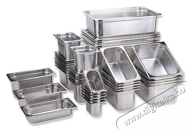 APS GN Rozsdamentes ac&eacute;l 1/4, 26,5 x 16,2 cm, 100 mm, 2,8 l, 81404 Konyhai term&eacute;kek - Ed&eacute;ny - S&uuml;tőed&eacute;ny / j&eacute;nai t&aacute;l - 524131