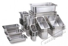 APS GN Rozsdamentes ac&eacute;l 1/4, 26,5 x 16,2 cm, 100 mm, 2,8 l, 81404 Konyhai term&eacute;kek - Ed&eacute;ny - S&uuml;tőed&eacute;ny / j&eacute;nai t&aacute;l - 524131