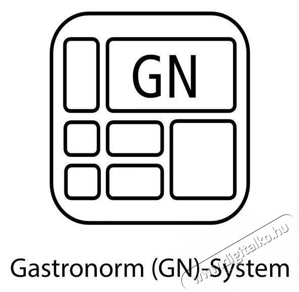 APS GN Rozsdamentes ac&eacute;l 1/4, 26,5 x 16,2 cm, 100 mm, 2,8 l, 81404 Konyhai term&eacute;kek - Ed&eacute;ny - S&uuml;tőed&eacute;ny / j&eacute;nai t&aacute;l - 524131