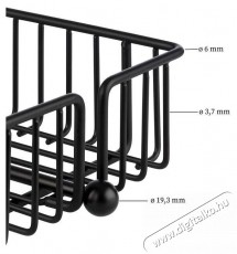 APS Szalv&eacute;tatart&oacute;, fekete 19x19 cm URBAN, 11770 Konyhai term&eacute;kek - Egy&eacute;b / Konyhai kieg&eacute;sz&iacute;tő - 524130