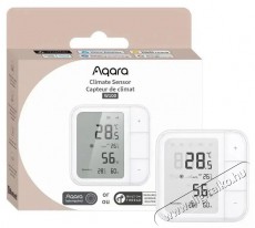 AQARA Climate Sensor W100 (TH-S04D) - Zigbee &eacute;s Thread H&aacute;ztart&aacute;s / Otthon / K&uuml;lt&eacute;r - Lak&aacute;sfelszerel&eacute;s - Hőm&eacute;rő / barom&eacute;ter - 508046
