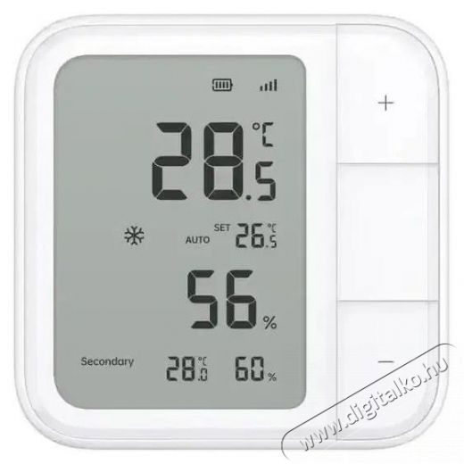 AQARA Climate Sensor W100 (TH-S04D) - Zigbee &eacute;s Thread H&aacute;ztart&aacute;s / Otthon / K&uuml;lt&eacute;r - Lak&aacute;sfelszerel&eacute;s - Hőm&eacute;rő / barom&eacute;ter - 508046